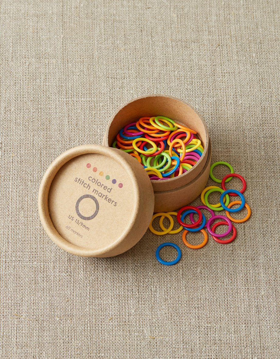 Colored Ring Stitch Markers by Cocoknits