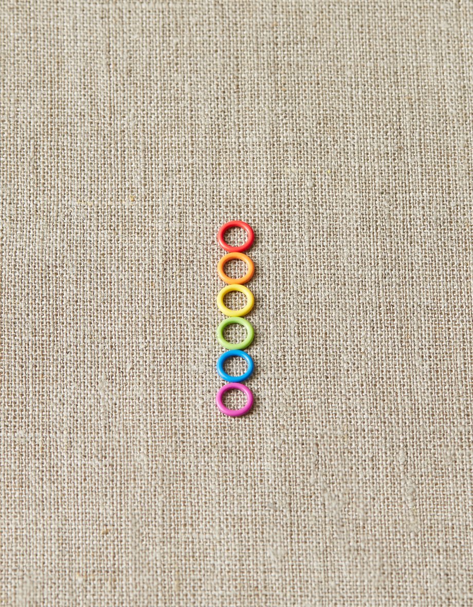 Colored Ring Stitch Markers by Cocoknits