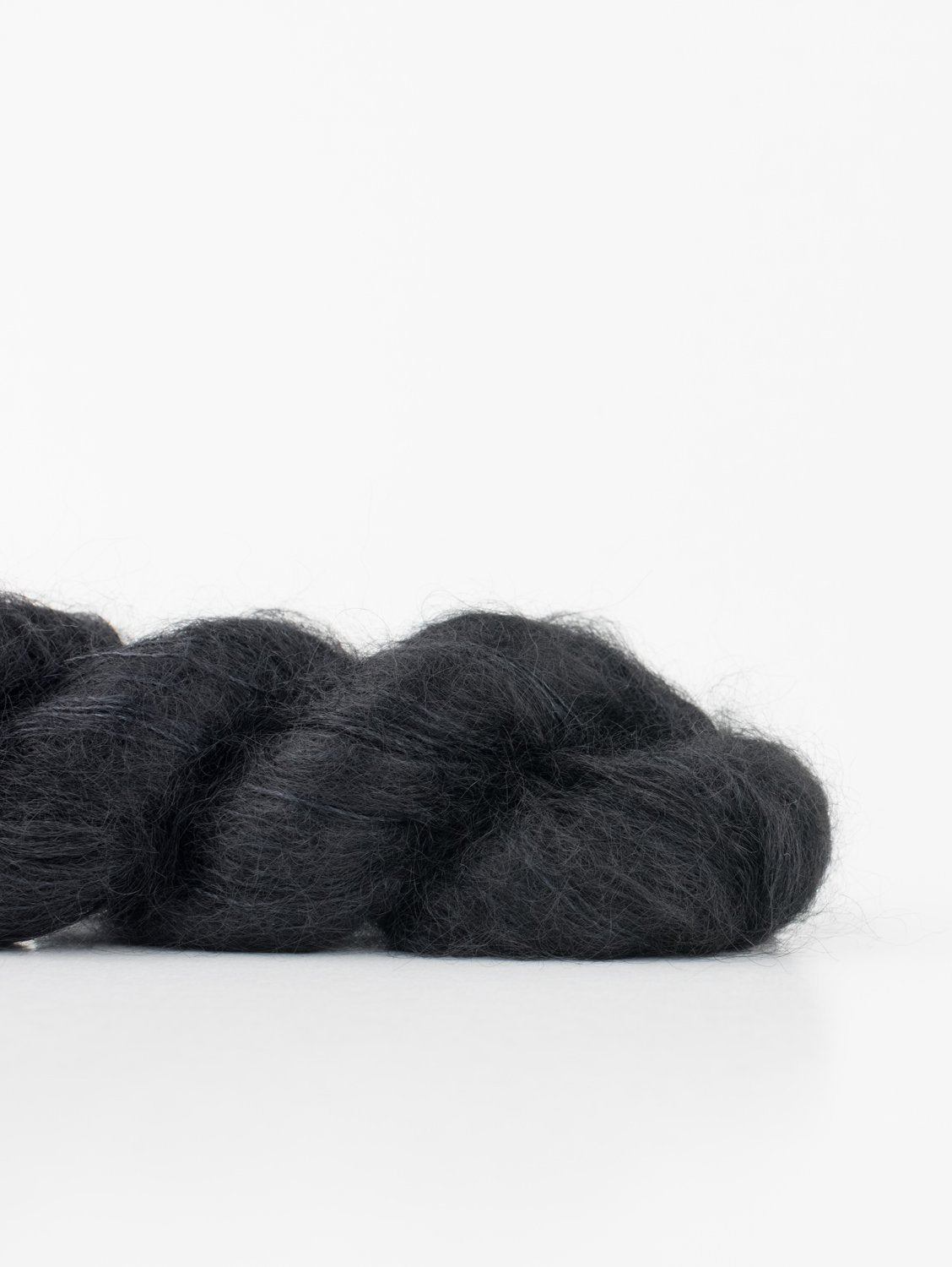 Shibui Silk Cloud yarn dark grey