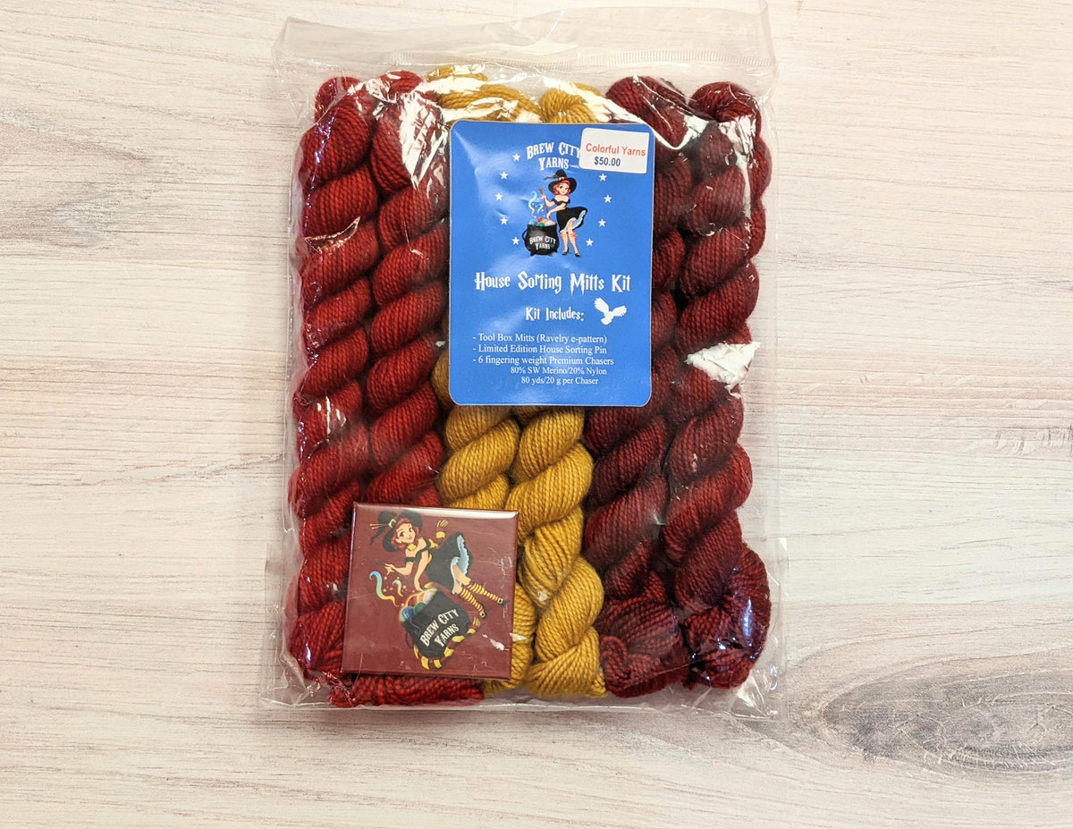 Brew City Yarns House Sorting Mitts Kit