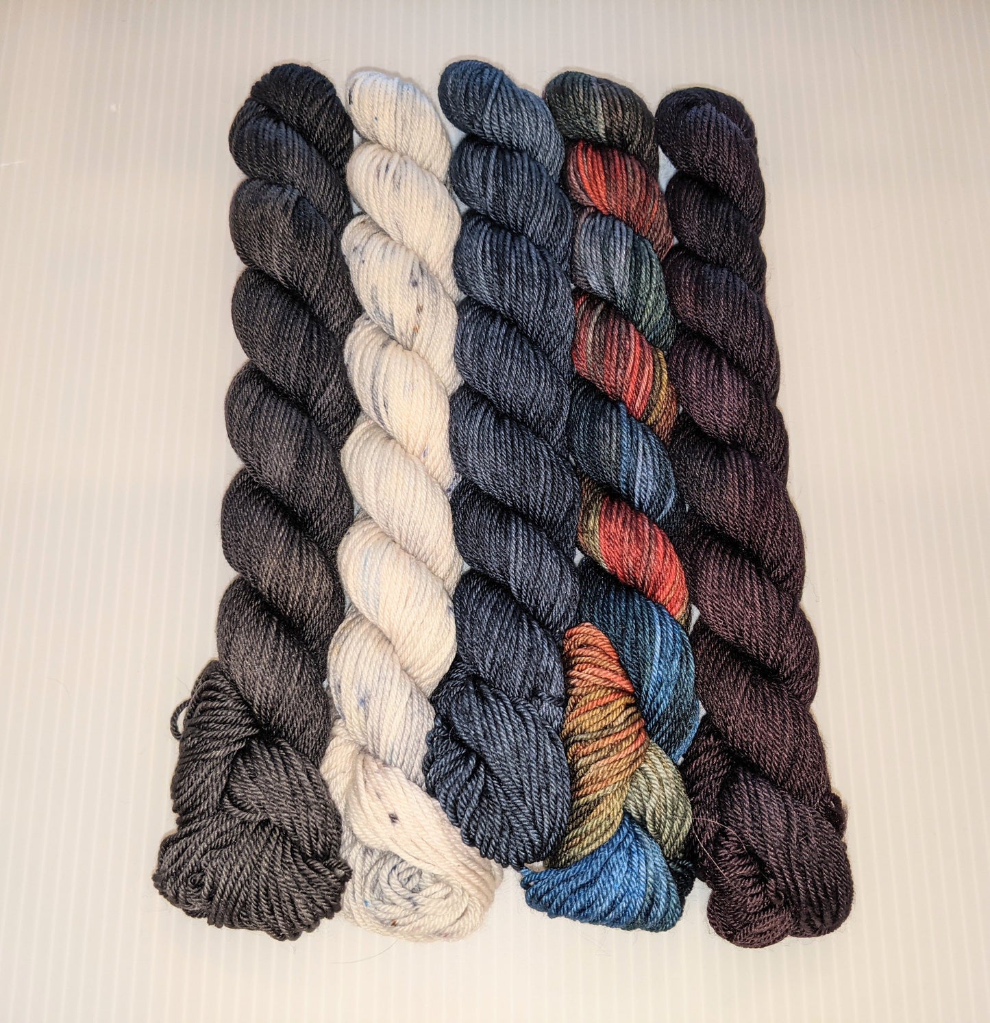 Six and Seven Fiber 5 Skein Mini Sets