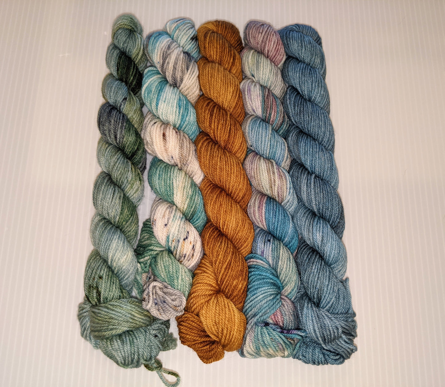 Six and Seven Fiber 5 Skein Mini Sets