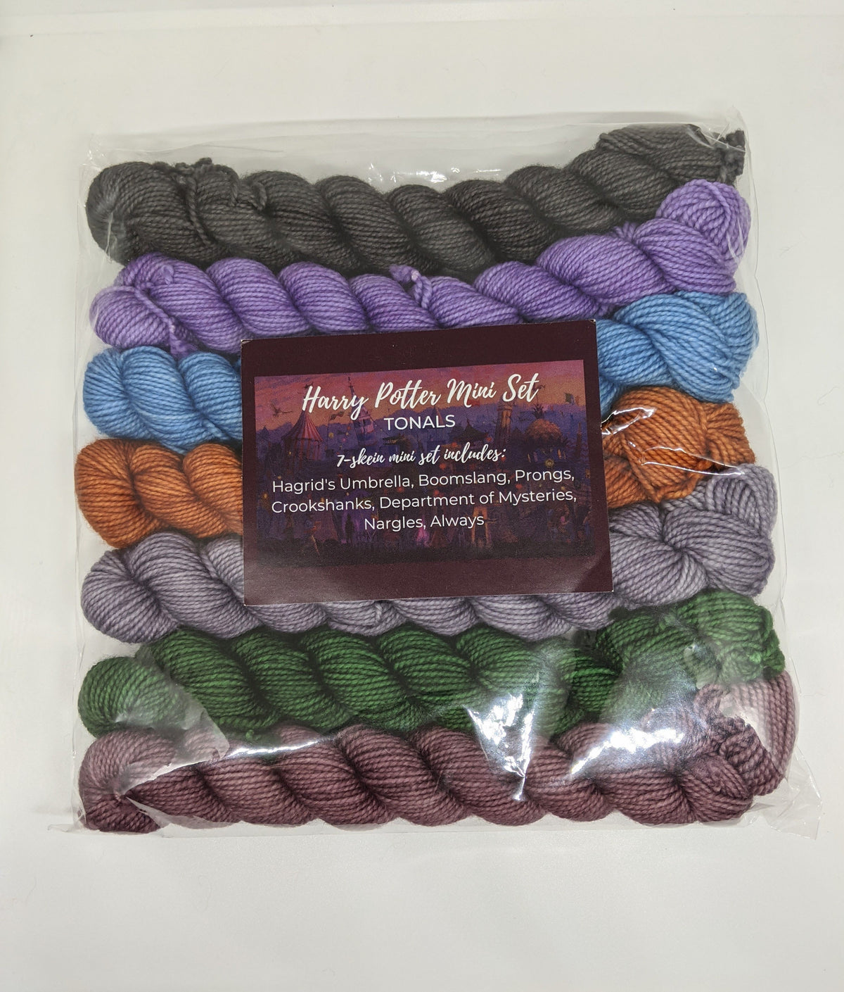 Explorer Knits Harry Potter Mini Skein Set Colorful Yarns Store