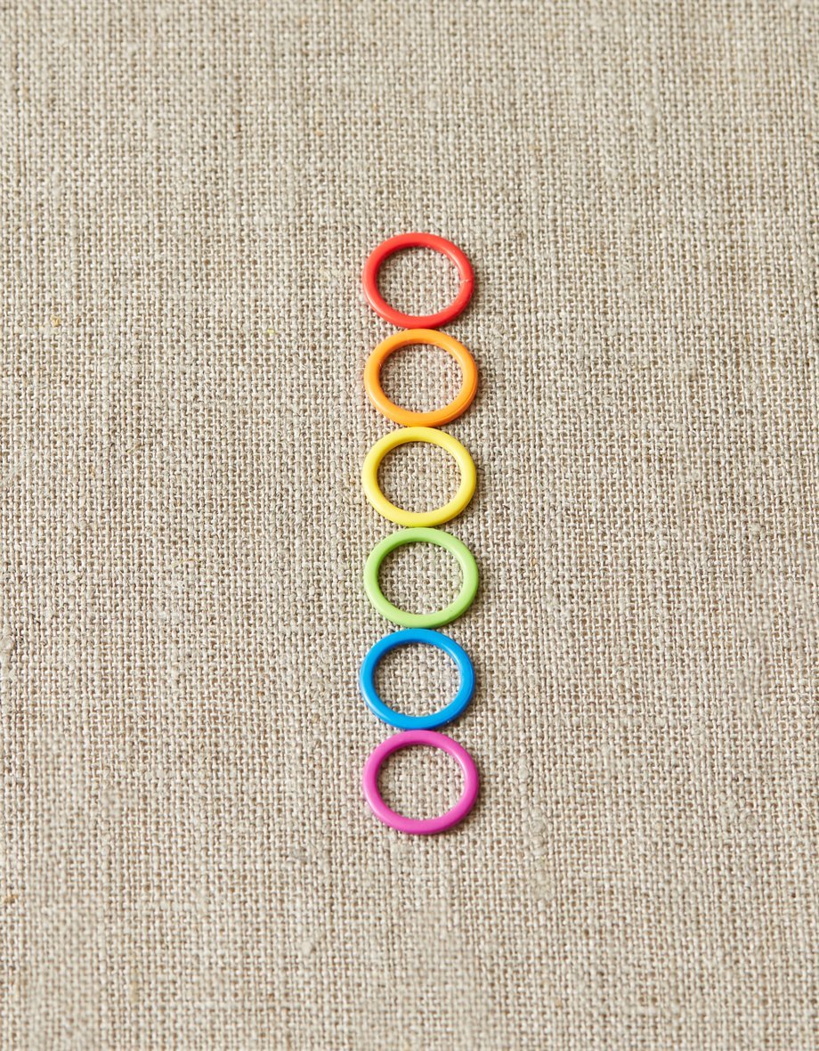 Cocoknits Stitch Markers | Colored Ring Stitch Markers Original