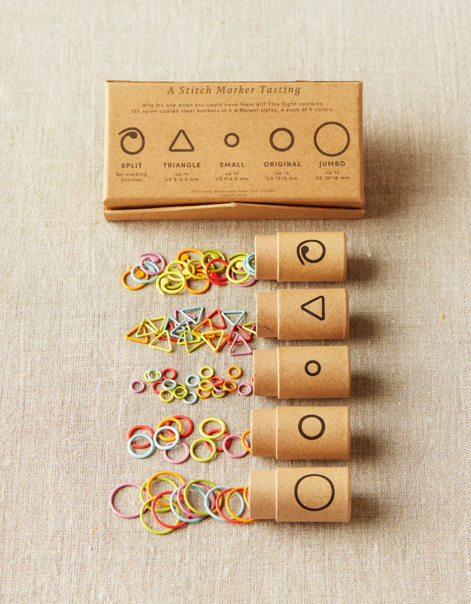 Flight of Stitch Markers by Cocoknits