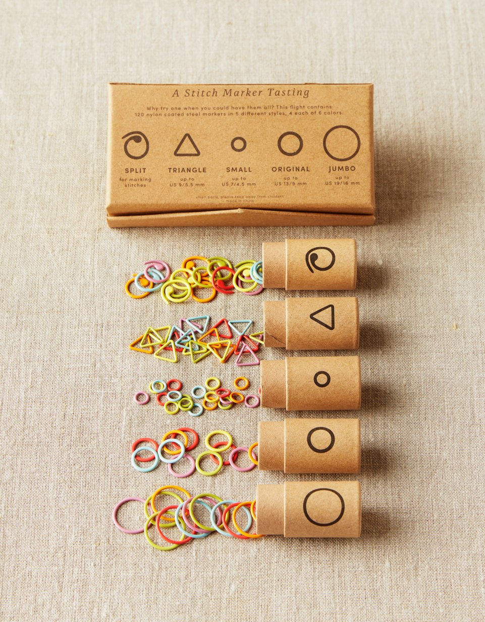 Flight of Stitch Markers by Cocoknits