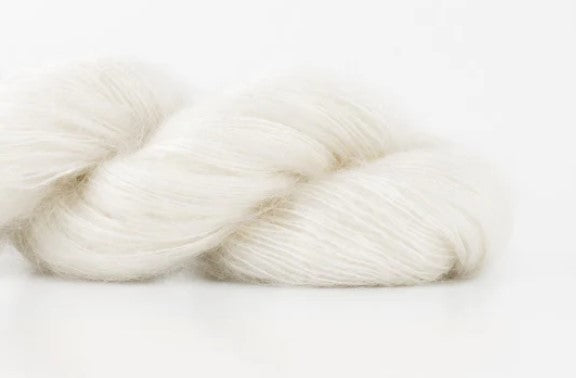 Shibui Silk Cloud yarn ivory color